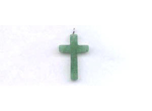 Aventurine 20x30 Cross Pendant