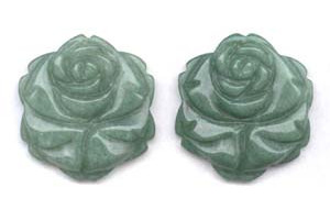 Aventurine 45mm Flower Pendant