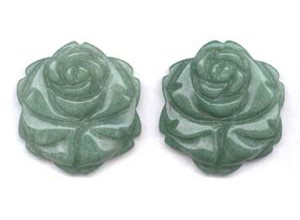 Aventurine 45mm Flower Pendant