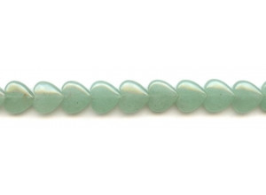 Aventurine 12mm Puffy Heart