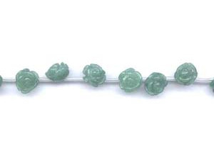 Aventurine 12mm Flower