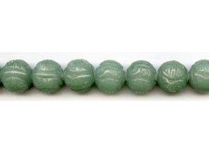 Aventurine 16mm Carved Round