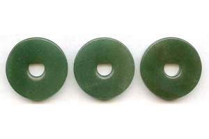 Aventurine 30mm Donut Pie