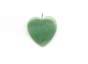 Aventurine 34x35mm Heart Pendant