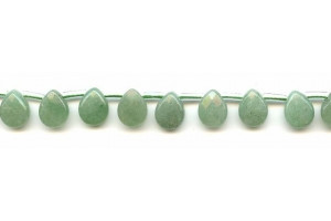 Aventurine 9x11 Flat Pear Briolette