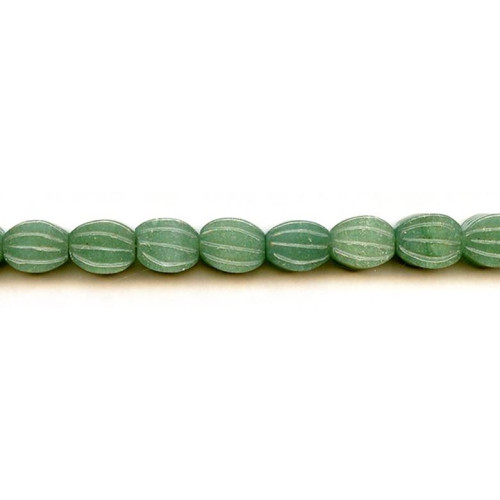 138-1287 Aventurine <br>10x13mm 4-side Corrugated