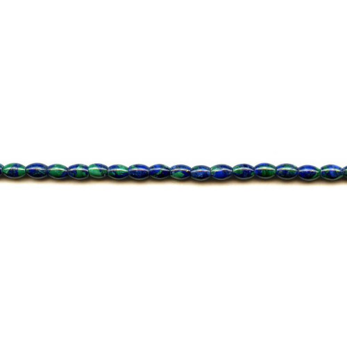 139-1070 Azurite Malachite <br>4x6 Rice