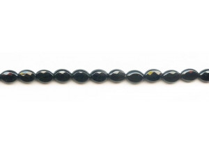 Black Onyx 6x9 Faceted Flat Oval