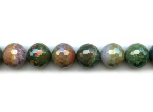 Blood Stone 16mm Faceted Round