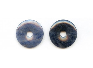 Blue Aventurine 30mm Dount Pie