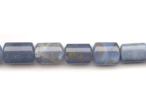 Blue Chalcedony 14x25x10 Flat Tube