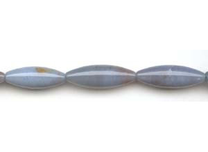 Blue Chalcedony 11x30 Oval Rice