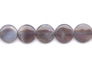 Purple Chalcedony 20mm Dime