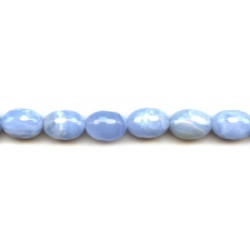 Blue Chalcedony 12x16 Faceted Oval