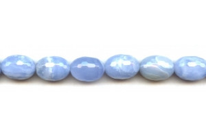 Blue Chalcedony 12x16 Faceted Oval