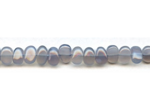 Blue Chalcedony 12-14x Flat Tumble