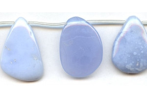 Blue Chalcedony 30-40x Fancy Drop