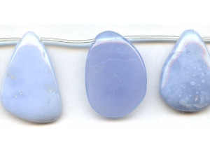 Blue Chalcedony 30-40x Fancy Drop