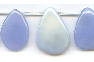 Blue Chalcedony 38-48x Fancy Drop