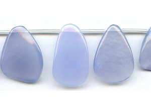 Blue Chalcedony 30-40x Fancy Drop