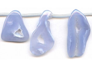 Blue Chalcedony 28-50x Fancy Drop