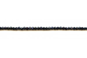 Blue Goldstone 3mm Faceted Round