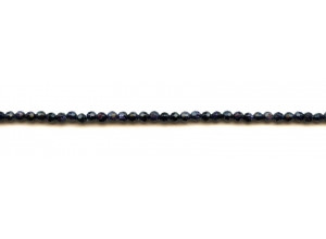 Blue Goldstone 3mm Faceted Round