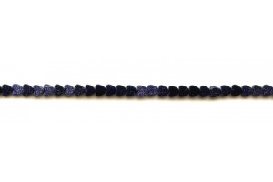 Blue Goldstone 4mm Heart