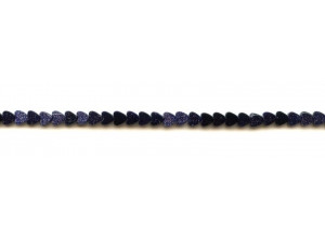 Blue Goldstone 4mm Heart