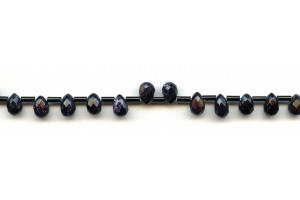 Blue Goldstone 5x7 Teardrop Briolette