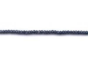 Blue Goldstone 4mm Faceted Rondell