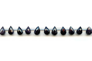 Blue Goldstone 7x10 Teardrop Briolette