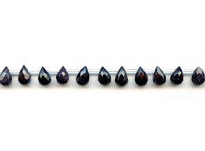 Blue Goldstone 7x10 Teardrop Briolette