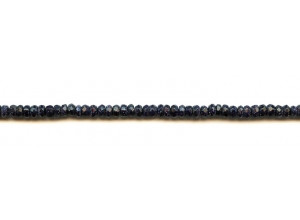 Blue Goldstone 4mm Faceted Rondell