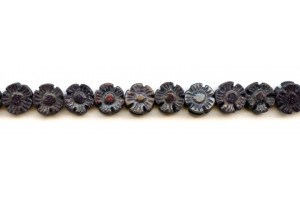 Blue Goldstone 10mm Flower