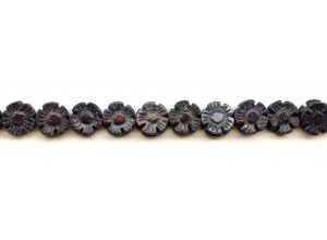 Blue Goldstone 10mm Flower