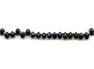 Blue Goldstone 5x7 Teardrop Briolette