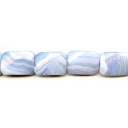 Blue Lace Agate 18x26 Strip-faceted Flat Rectangle