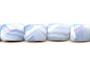 Blue Lace Agate 18x26 Strip-faceted Flat Rectangle