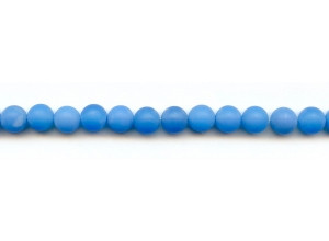 Matte Blue Onyx 8mm Round