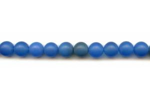 Matte Blue Onyx 10mm Round