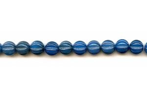 Blue Onyx 10mm Corrugated Round