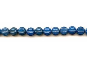 Blue Onyx 10mm Corrugated Round