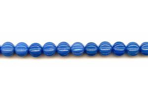 Blue Onyx 10mm Corrugated Round