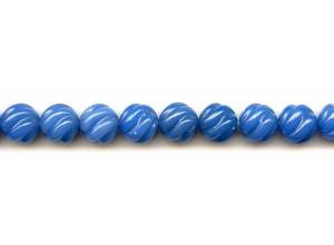 Blue Onyx 12mm S-Corrugated Round