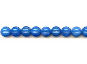 Blue Onyx 12mm Corrugated Round