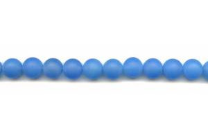 Matte Blue Onyx 10mm Round