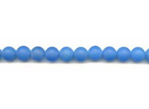 Matte Blue Onyx 10mm Round