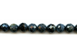 Blue Tiger Eye 12mm Faceted Round