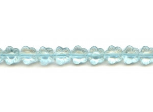 Blue Quartz 12mm Flower